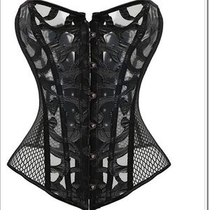 Mesh/ lace corset